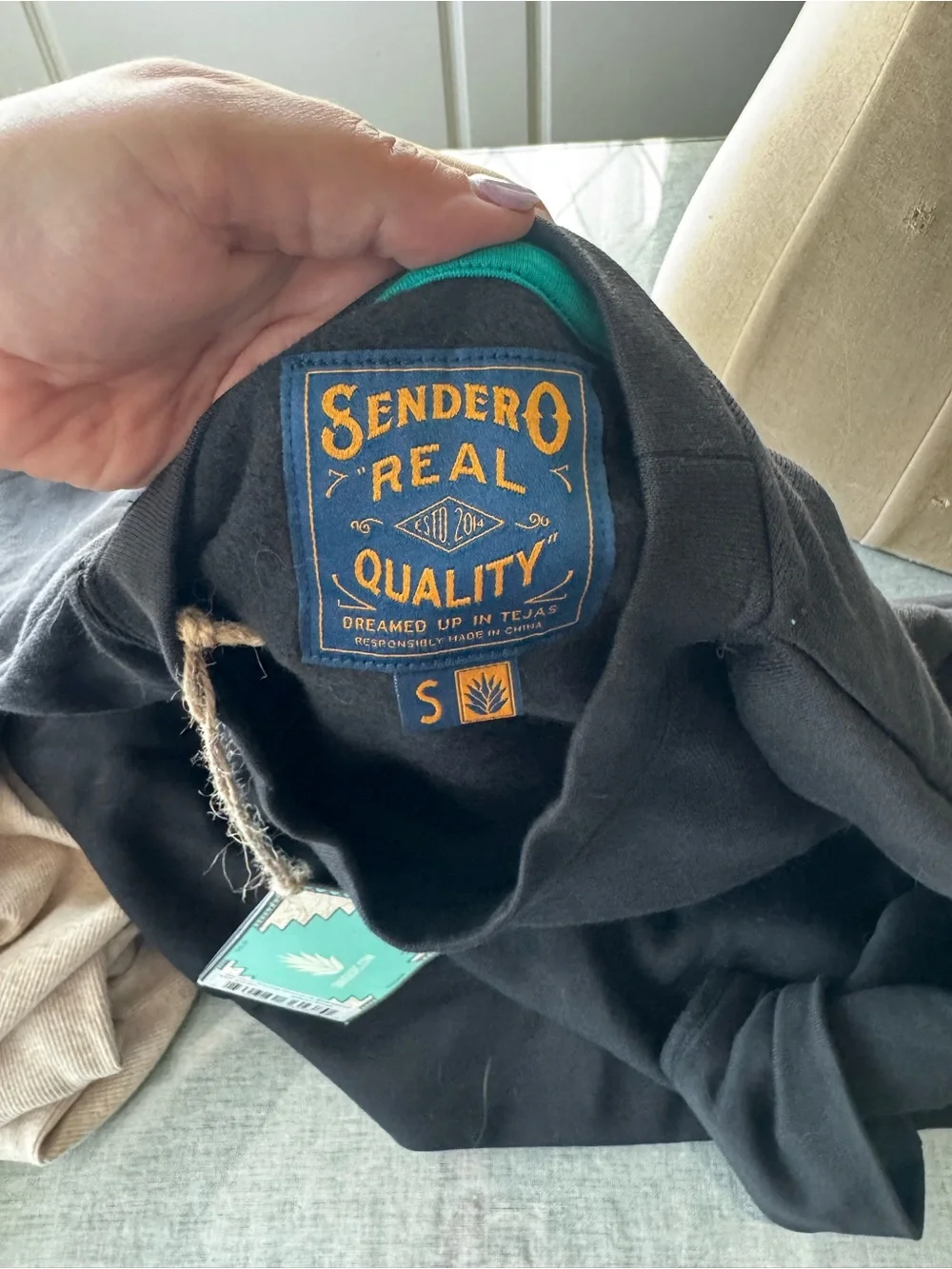 Sendero Racing Black Graphic Crewneck Sweater